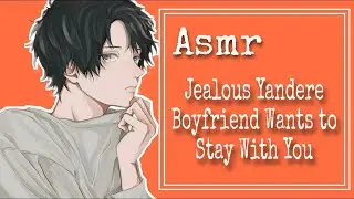 ASMR (ENG/INDO SUBS) Jealous Yandere Boyfriend Wants to Stay With You [Japanese Audio]