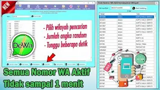 Terbukti 100% CARA MENDAPATKAN R1BU4N NO WHATSAPP 4KTIF SESUAI KODE WILAYAH