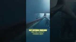 What would you do if an 18-foot shark charged straight at you?