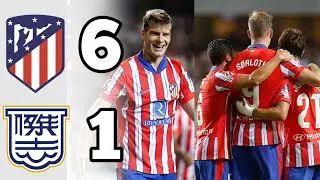 ATLETICO MADRID VS KITCHEE ( 6 1 ) | HIGHLIGHTS | SØRLOTH GOALS