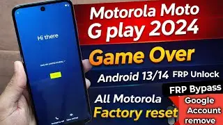 Moto G play 2024 FRP bypass & Factory Reset 2026 || Motorola g play 2024 Google Account Remove No Pc