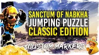 Guild Wars 2 Path of Fire - Sanctum of Nabkha Portal Puzzle + Shortcut and Custom TacO Markers