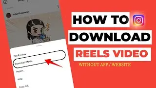 How To Download Reels In Gallery Without App or Website | 2022 latest trick 😱|  Sticky Tech #reels