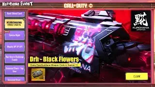 *FREE* How to unlock / Get Kurohana Weapon Crate free Legendary Drh Black Flower Weapon Codm 2023