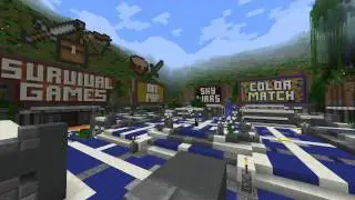 Timelapse of Minecraft server: 90GQ Open, Hub Spawn