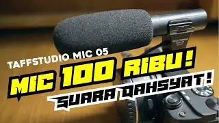 Shotgun Mic Murah hanya 100ribu!!! Taffstudio mic 05 review dan test.