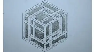 How to Draw The Impossible Pattern #11 & Optical Illusion