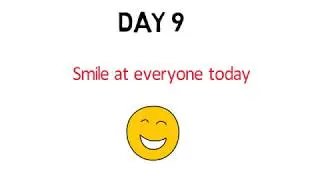 30 Days Confidence Challenge Day 9