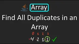 LeetCode - 442. Find All Duplicates in an Array | Java