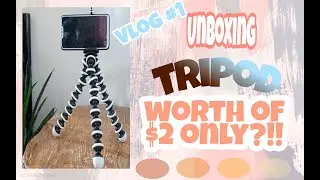 UNBOXING TRIPOD (108 PESOS ONLY?!!!) | Shopee |