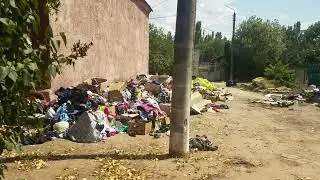 Гуманитарная помочь в Николаеве на помойке