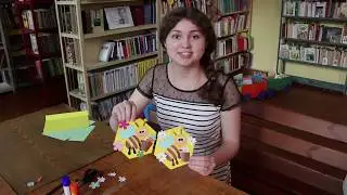 Мастер-класс «Пчёлка на полянке» Сувенир из бумаги