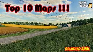 FS 20 TOP 10 MAPS LINK | ALL FAZENDA MAPS | FARMING SIMULATOR 20 |