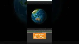 3D Earth Animation in After Effects | AE Shiba