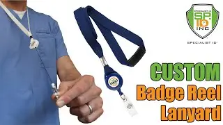 Custom Retractable Badge Reel Lanyard - Personalized Badge Holder for ID Card (2138-700X-CUSTOM)