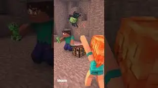 Minecraft Animation: Visiting a Creeper #shorts