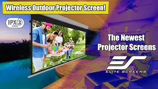 Elite Screens - Wireless Outdoor Projector Screen Review 2023 l Ultimate Freedom