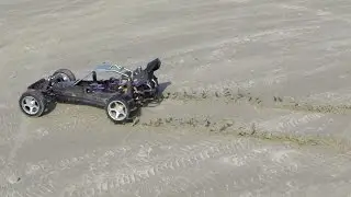 RC HPI Baja run in the sand | MGM CONTROLLERS