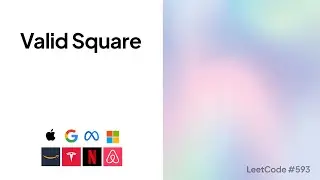 Valid Square | Top Google Coding Interview Question