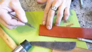2.Как сшить из кожи очёчницу своими руками. 