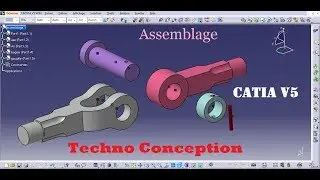 catia v5 tutorial || catia v5 assemblage `|| تعلم كاتيا بالدارجة
