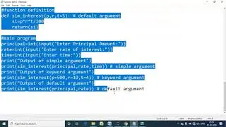 User Defined Functions demo in Python