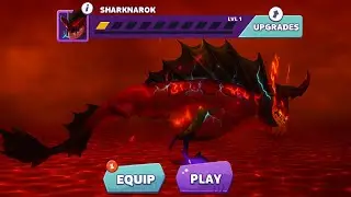 NEW  TITAN SHARKNAROK UNLOCKED AND GAMEPLAY - Hungry Shark Evolution