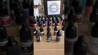 UNBOXING sady liehových atramentov Kamenskaya Inks 🤩🎨  #artmie  #kamenskayaink #inkart #inkartist