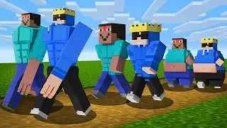Alpha and Tikawar From FAT to STRONGEST in Minecraft..