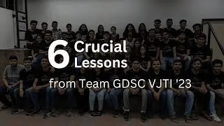 6 Event Management lessons that helped Team GDSC VJTI
