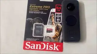 fastest supported xd card for Insta 360 One X2