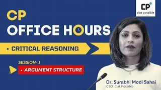 CP Office Hours | Critical Reasoning I Session-1 | Clat Possible