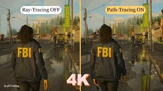 Alan Wake 2 - RT ON VS RT OFF VS Path tracing Comparison | 4K