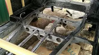 Завершаю обработку рамы.