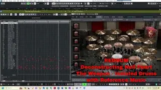 REDRUM - Deconstructing Neil Peart - The Weapon - Isolated Drums with Reference Music
