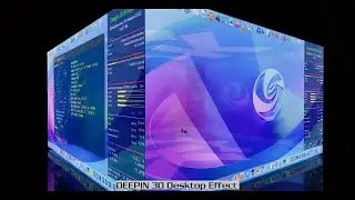 Linux Deepin 2022 3D Desktop Effect | Deepin 20.4 Apricot  Debian Edition