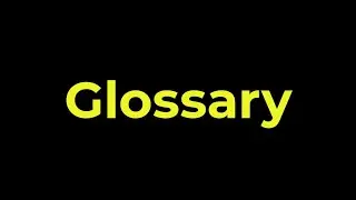 Unit Test Framework Toolkit - Glossary