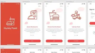 Figma Food Mobile App Design (Part 3) in Hindi