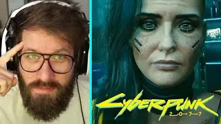 Cyberpunk 2077 — Official Launch Trailer — V ( Reaction with my Cat )