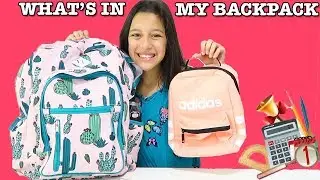 WHAT'S IN MY BACKPACK! ELEMENTARY SCHOOL