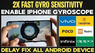 Gyro Delay Fix VIVO REDMI REALME OPPO POCO | How To Fix Gyroscope Delay in PUBG BGMI | Fix Gyroscope