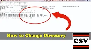 How to CHANGE Directory On Terminal Using a Mac - Basic Tutorial | New