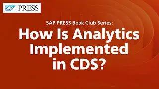 How Is Analytics Implemented in CDS?