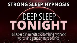 No More Insomnia | Sleep Hypnosis For Deep Sleep (STRONG) | Black Screen