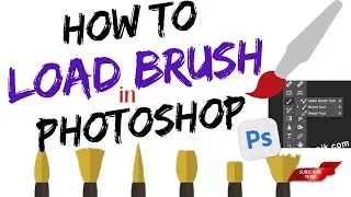 How to Load Brush in Photoshop | How to import brushes in Photoshop | Install Brushes in Photoshop