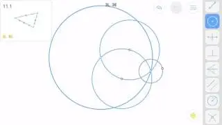 Euclidea 11.1 (Lambda 1) Solution walkthrough