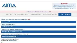 MAT 2021 Exam: Registrations Start for November/December Exams || Full Details Mat IBT/PBT/CBT