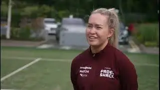 Tia talks with BBC Midlands Today about her entry into padel, the sport and the US Pro Padel League