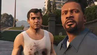 GTA V Michael kills Franklin