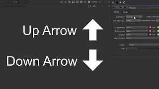 Nuke | Cycle Through Dropdowns Shortcut (Up/Down Arrows)
